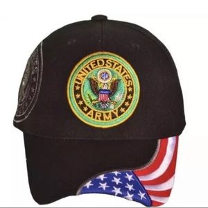 Men’s Baseball Cap Dad Hat Black Embroidered